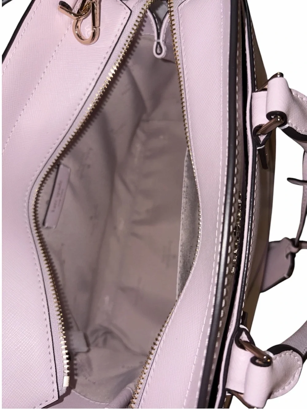 Kate Spade Cameron Medium Leather Satchel Pale Amethyst NWT